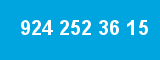 924 252 36 15